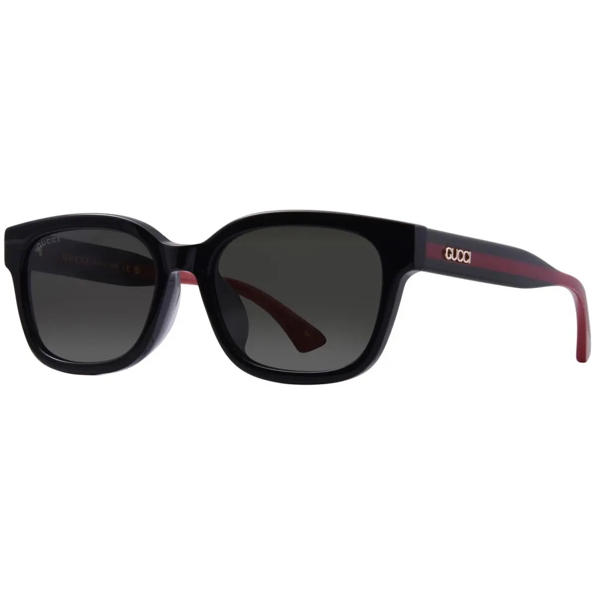 Gucci GG1872SK 001 Sunglasses Men`s Black/grey Lenses Square Shape 56mm
