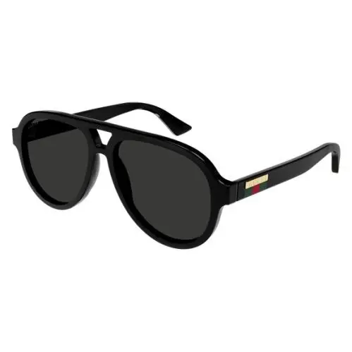 Gucci R1103 Mens Black/grey GG0767S 001 Sunglasses Size 57.15-145