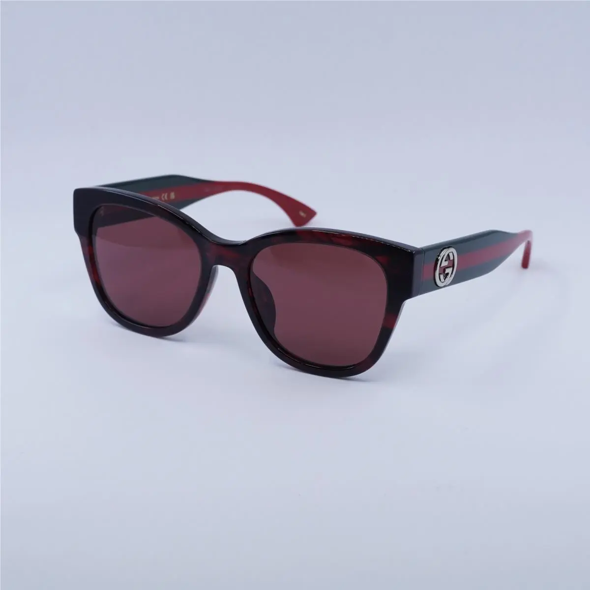 Gucci GG1866SK 003 Shiny Burgundy Havana/burgundy 56-19-145 Sunglasses