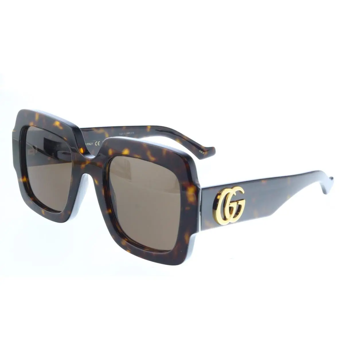 Gucci GG1547S 002 Dark Havana/brown 50-24-145 Sunglasses