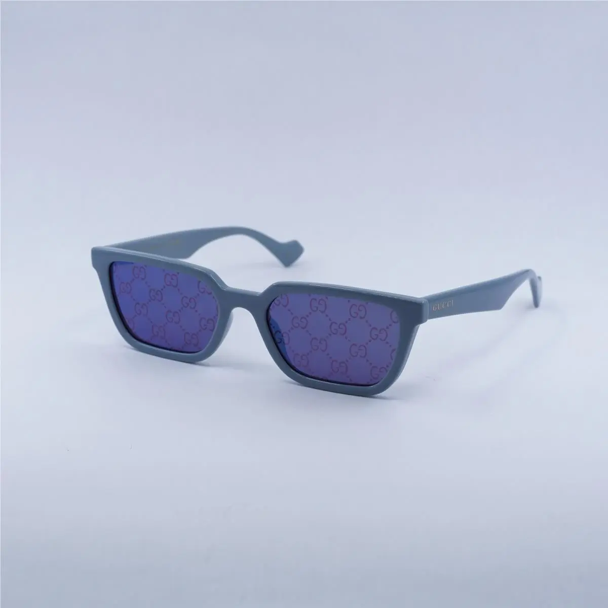 Gucci GG1539S 003 Light Blue/violet/light Blue Mirror with GG Pattern