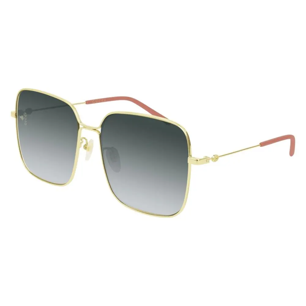Gucci Logo GG 0443S Sunglasses 001 Gold