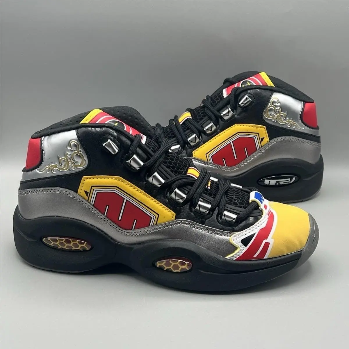 Reebok Question Power Rangers Megazord Iverson - Kids Size 6 Women`s Size 7.5