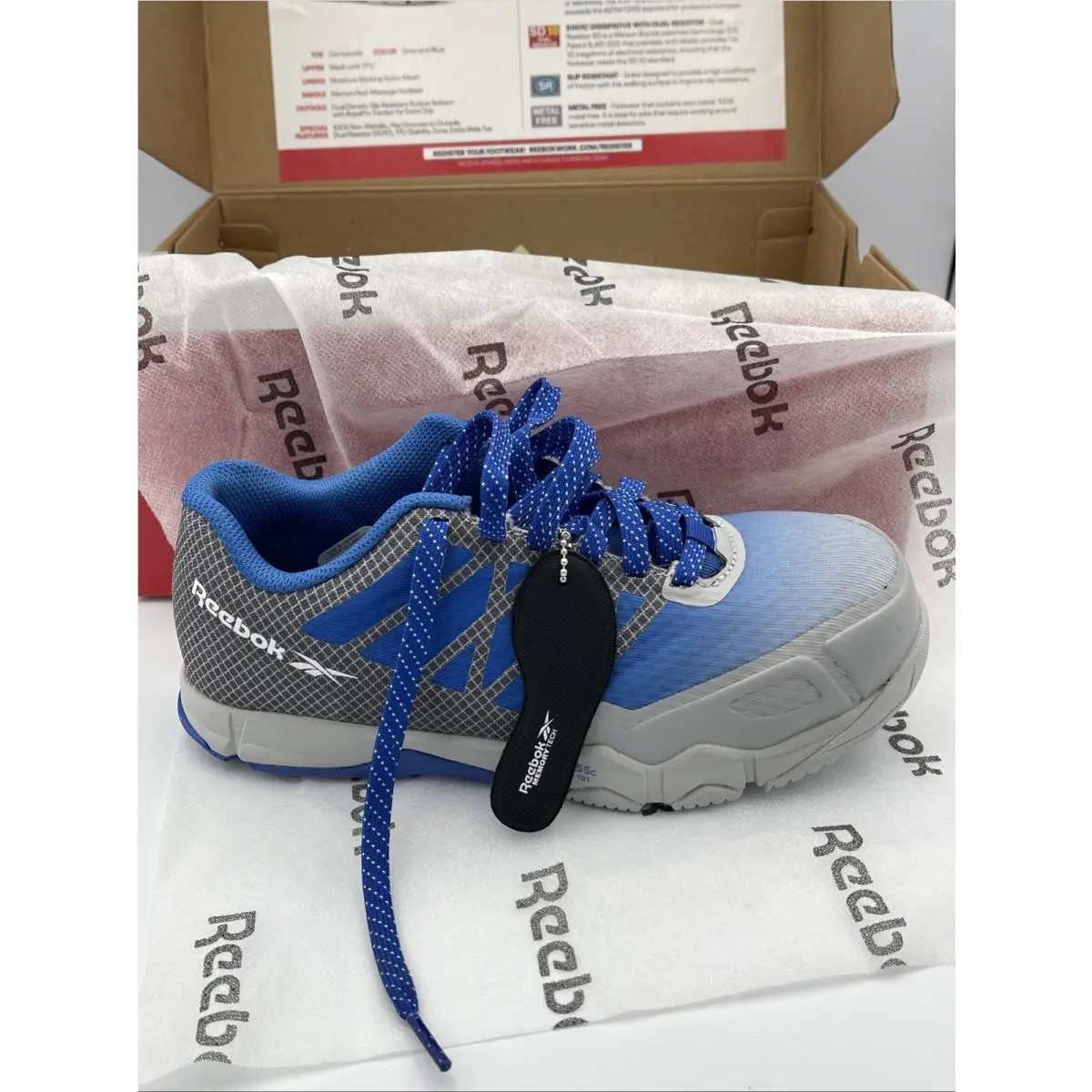 Reebok shoes - Reebok Work - Work - RB452 - Grey/Blue 2