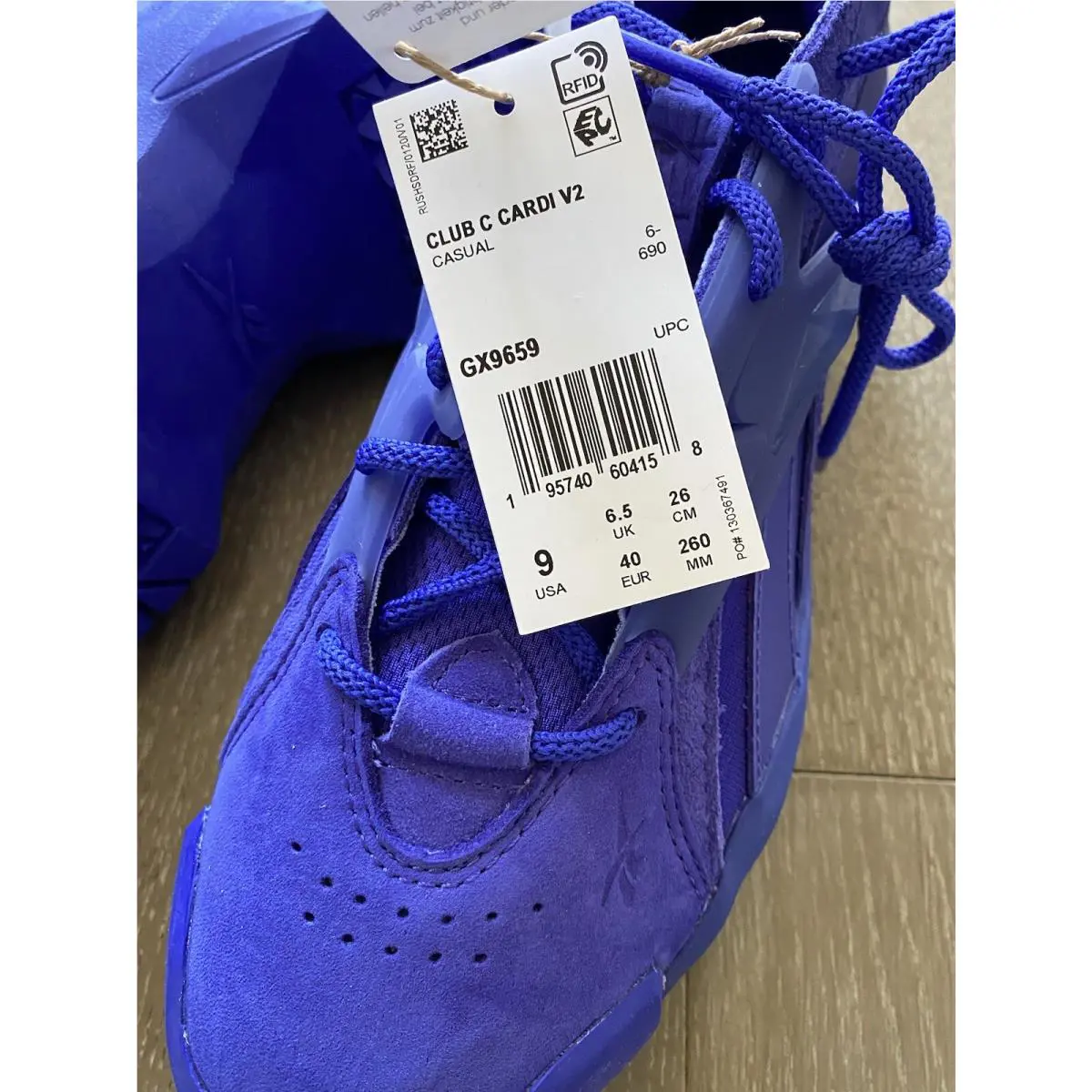 Reebok shoes - Reebok Club C Cardi B - Purple 2