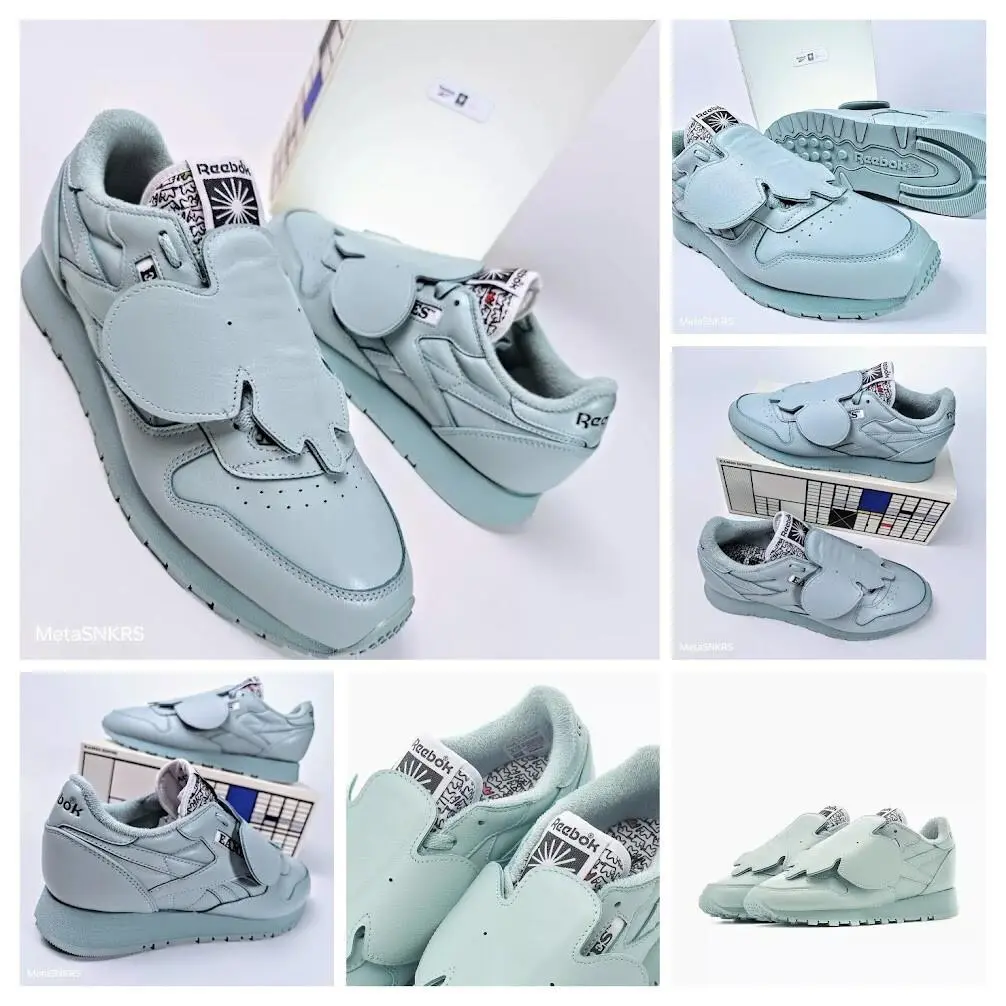 Reebok shoes - Reebok Classic Leather - Classic Leather - GY6385 - Seaside Grey/ Core Black 2