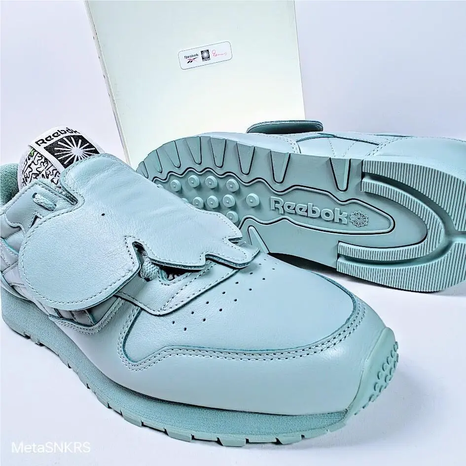 Reebok shoes - Reebok Classic Leather - Classic Leather - GY6385 - Seaside Grey/ Core Black 4