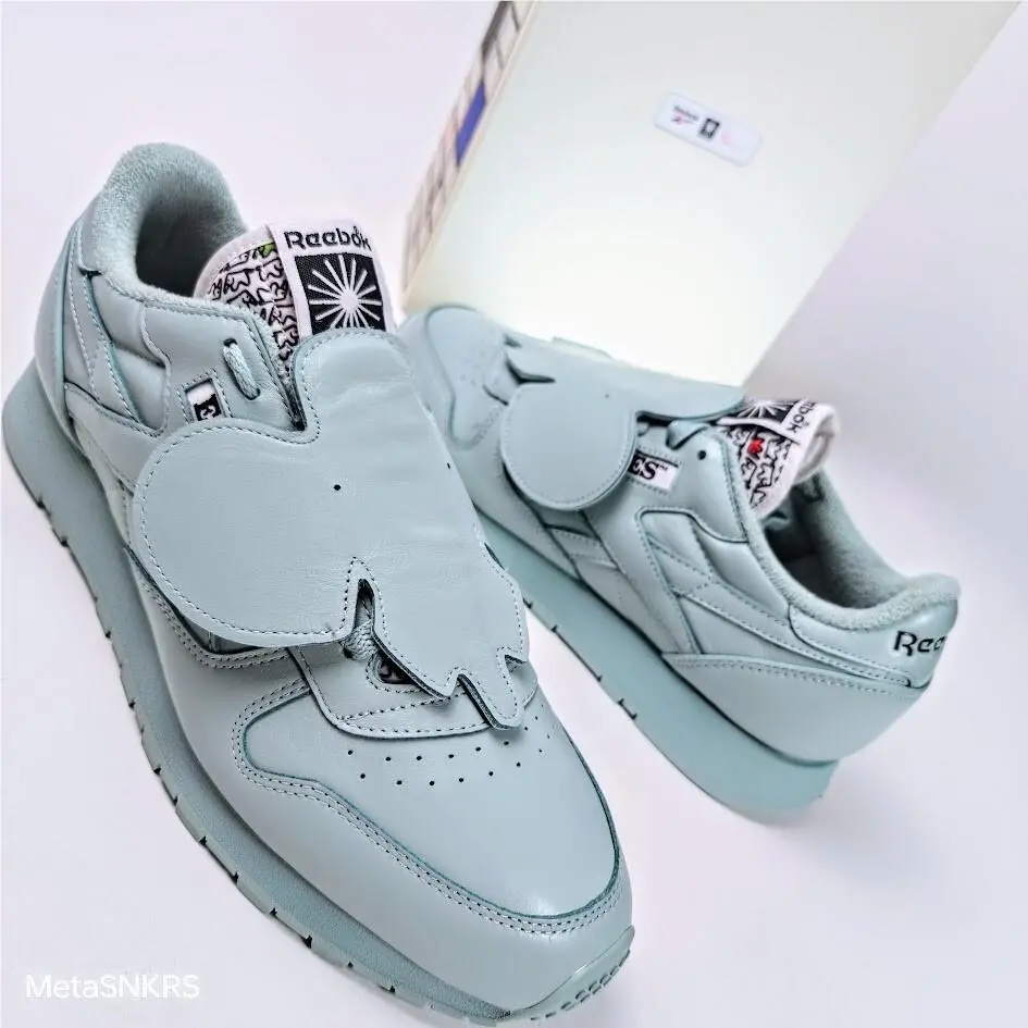 Reebok shoes - Reebok Classic Leather - Classic Leather - GY6385 - Seaside Grey/ Core Black 1