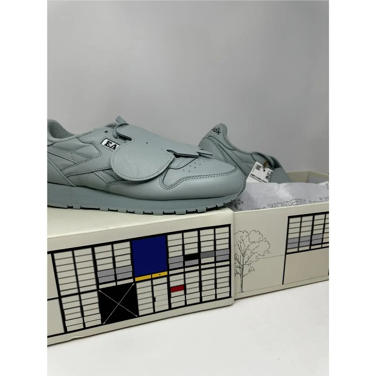 Reebok shoes - Reebok Classic Leather - Classic Leather - GY6385 - Seaside Grey/ Core Black 6
