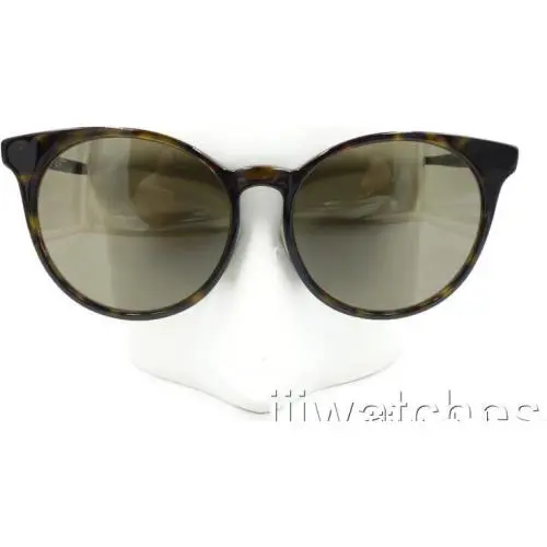 Gucci Havana Brown Tortoise Round Sunglasses GG0488SA 002