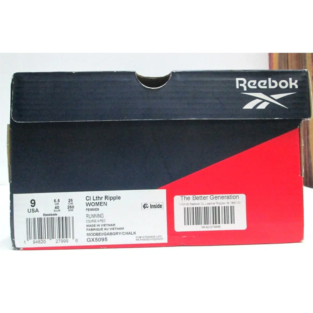Reebok shoes - Reebok Classic Leather - Classic Leather - GX5095 - Gray (UPC: 194820279996) 9