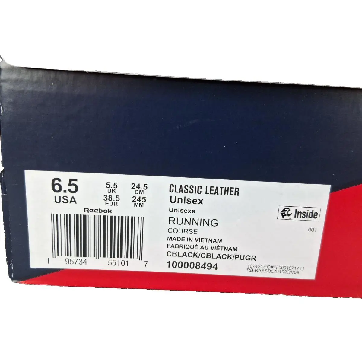 Reebok shoes - Reebok Classic Leather - Classic Leather - Reebok Classic Leather - Black (UPC: 195734551017) 13