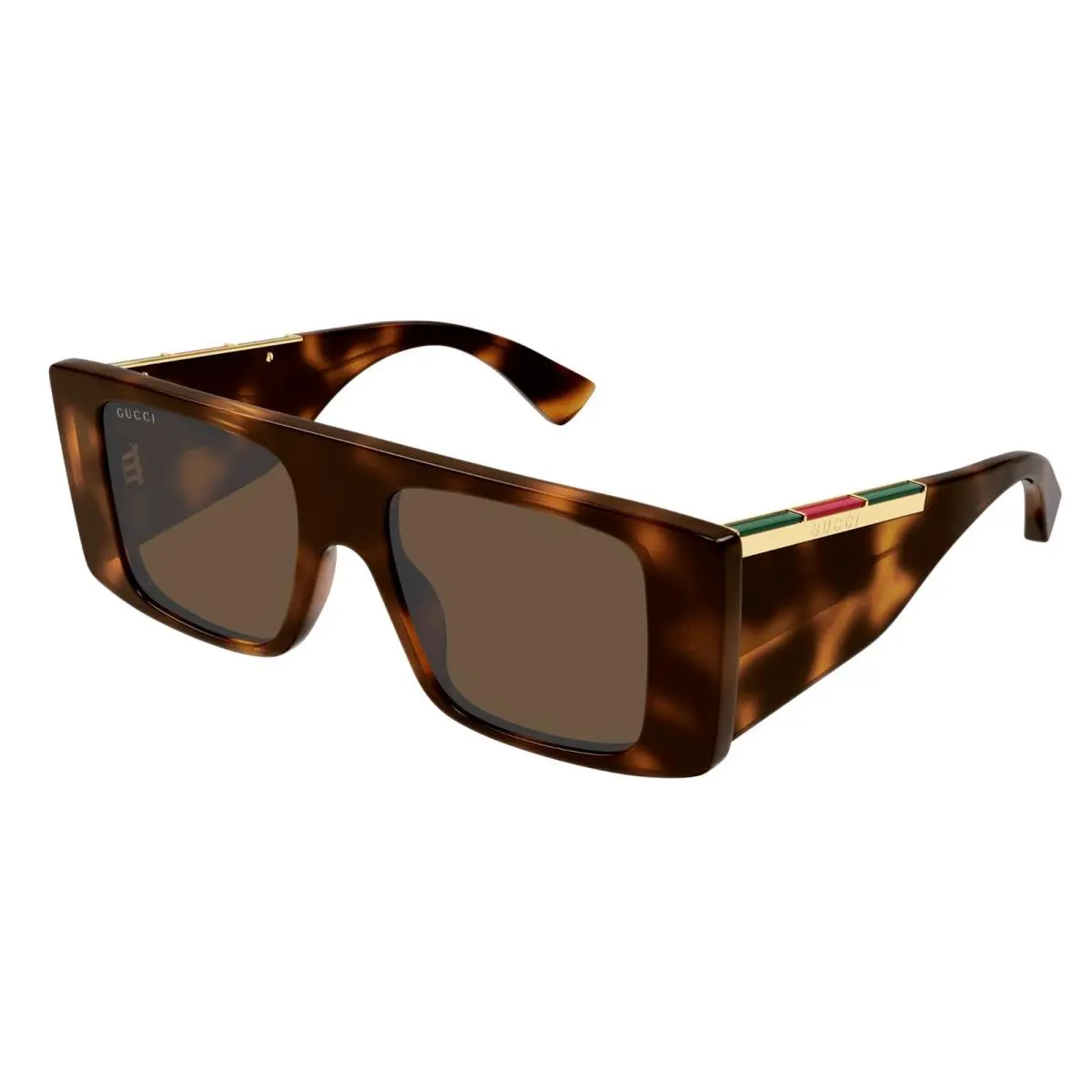 Gucci GG1888S 002 Havana Havana Brown 50 mm Rectangular Squared Men`s Sunglasses