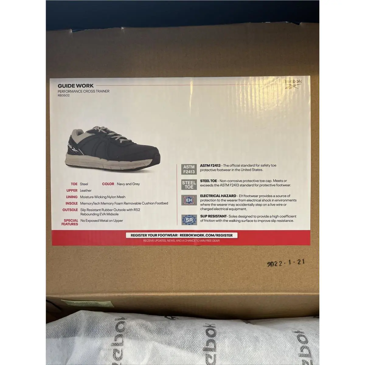 Reebok shoes - Navy (UPC: 690774383036) 17