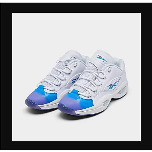 Reebok shoes - Reebok Question - Question - GV7629 - White, Manufacturer: Radiant Aqua/Hyper Purple (UPC: 194828238384) 0