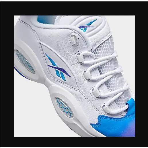 Reebok shoes - Reebok Question - Question - GV7629 - White, Manufacturer: Radiant Aqua/Hyper Purple (UPC: 194828238384) 2