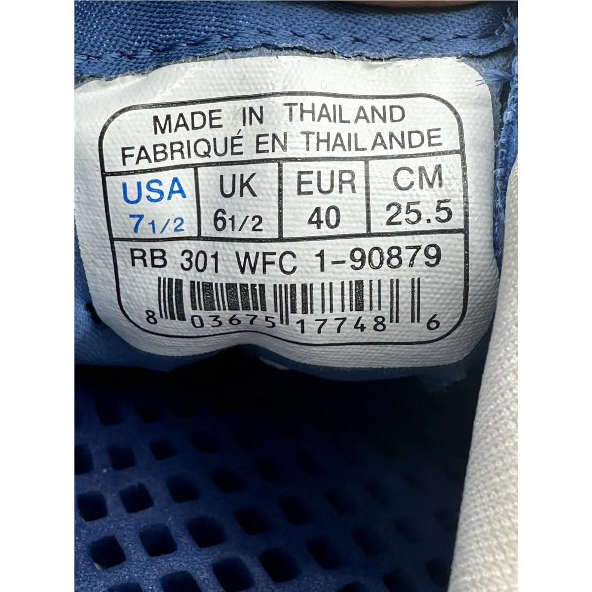 Reebok shoes - Reebok Reebok Classics - Classics - 1-90879 - Dark Blue/Moon Blue (UPC: 0803675177486) 10
