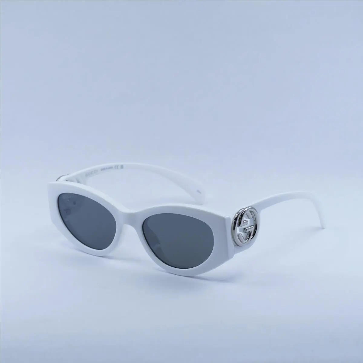Gucci GG1691S 006 White/grey Silver Mirror 54-19-145 Sunglasses