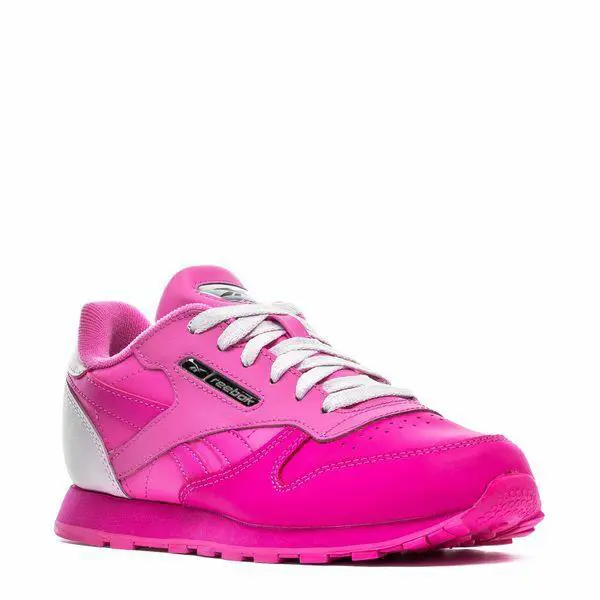Reebok Classic Low Trainer Unisex Men Size 5 = Women Size 6.5 Shoes Pink - Pink/Posh Pink/Pixel Pink