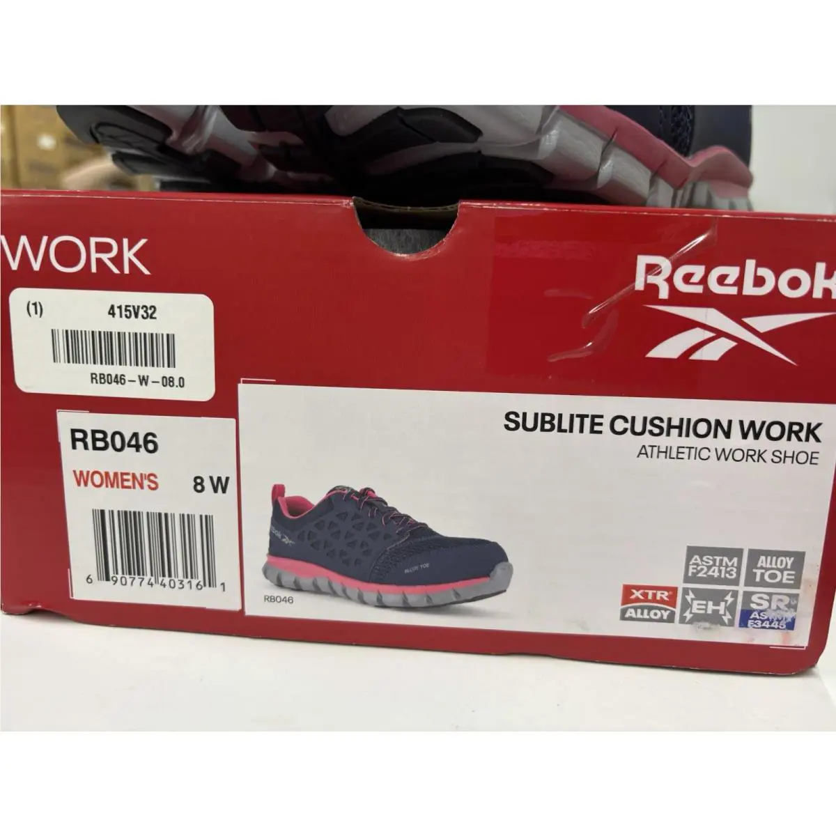 Reebok shoes - RB046 - RB046 - Navy & Pink 8