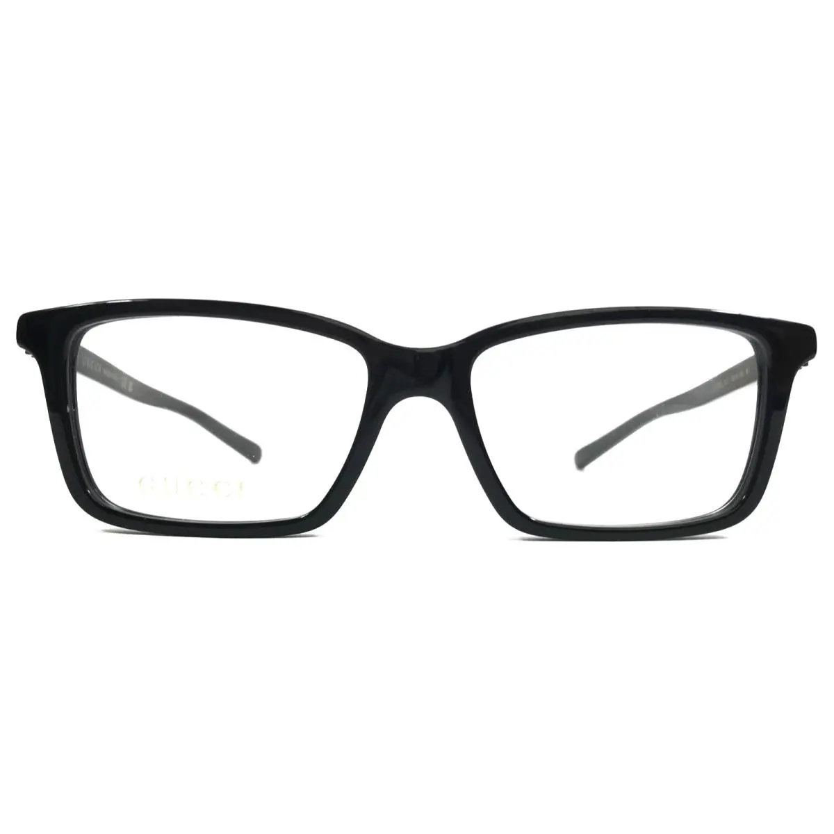 Gucci Eyeglasses Frames GG1672O 001 Polished Black Rectangle Full Rim 53-16-145