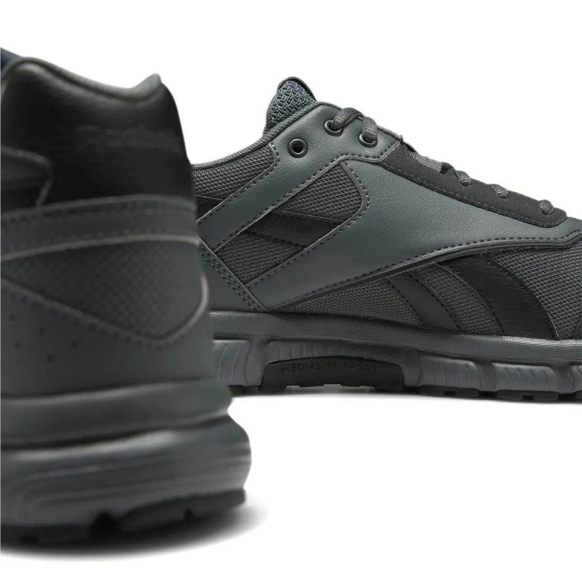 Reebok shoes - Grey/Black/Black 3
