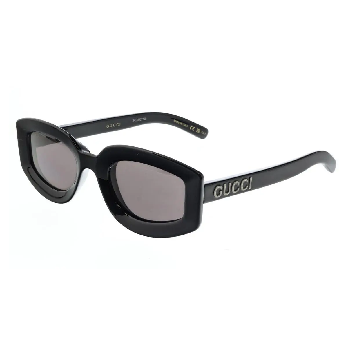 Gucci GG1719S-001 Black Oval Ladies Sunglasses