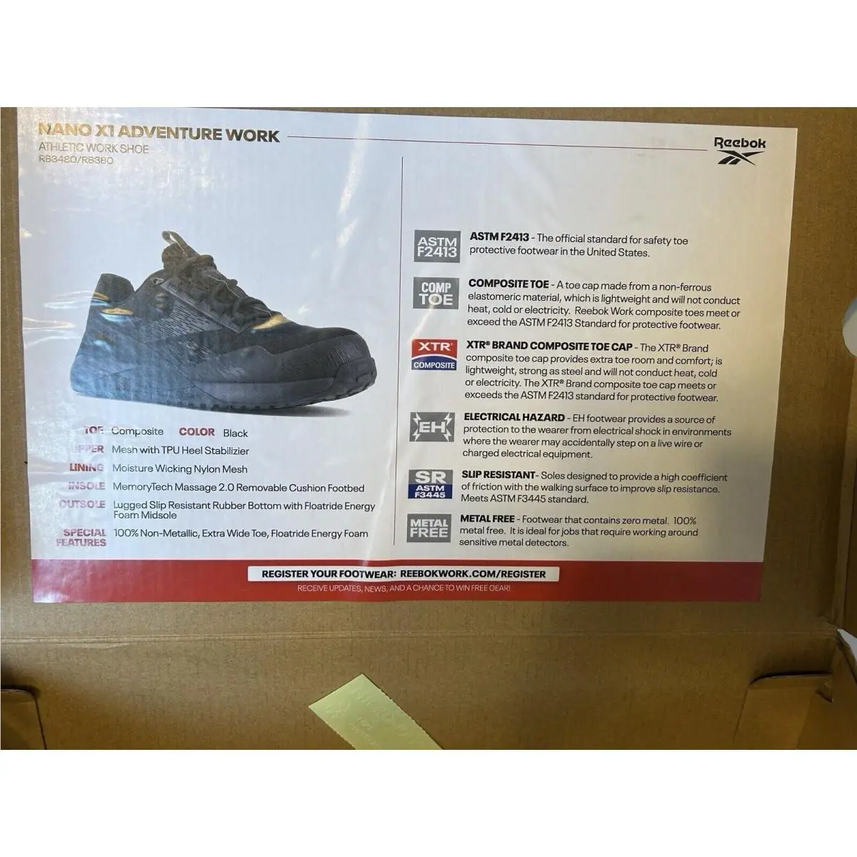 Reebok shoes - Reebok Nano X1 - Nano - Black (UPC: 690774621725) 9