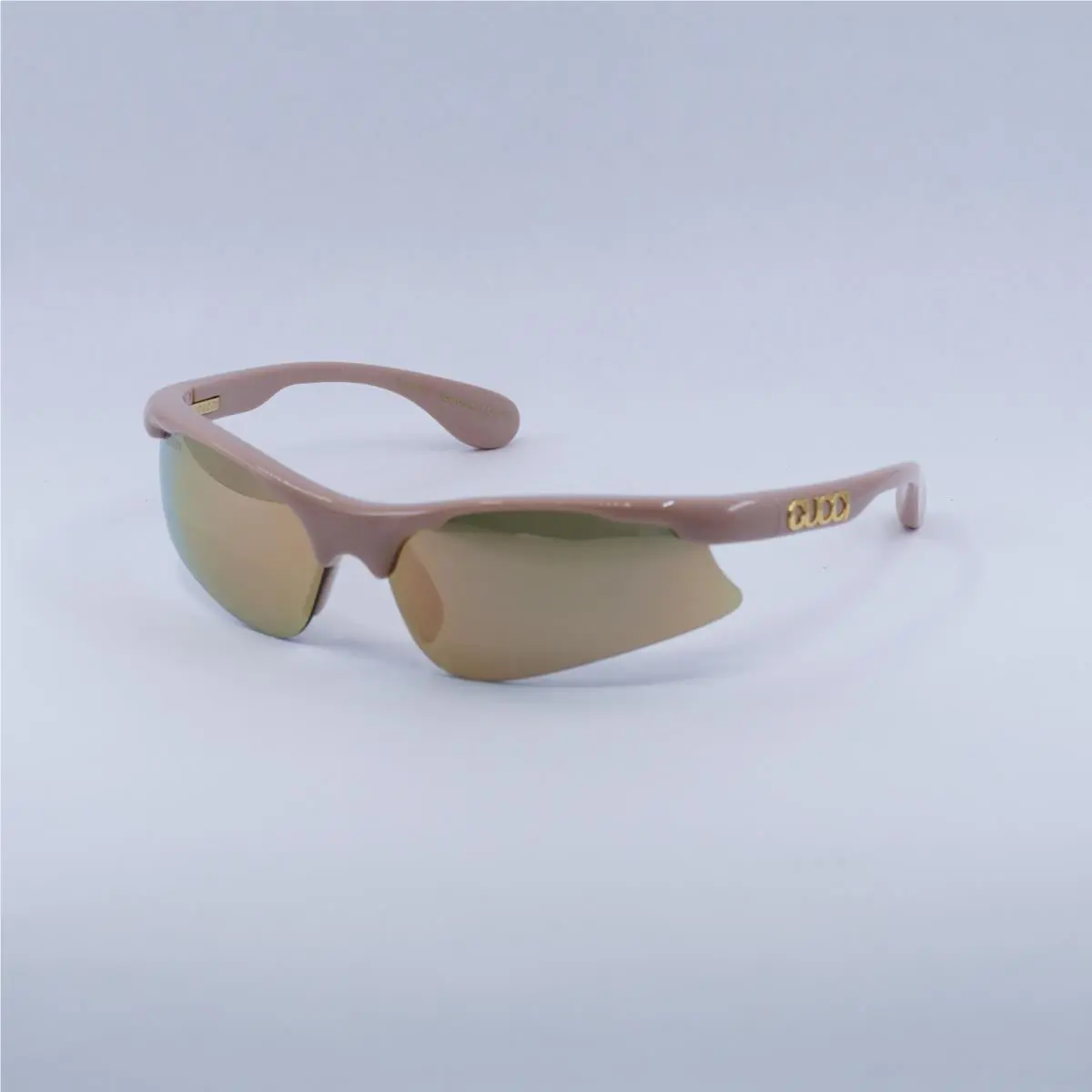 Gucci GG1774S 004 Shiny Cloud Rose/brown Rose Gold Mirror 70-12-120