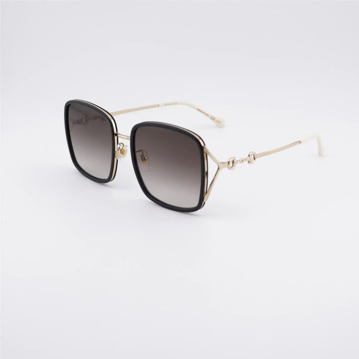 Gucci GG1016SK 004 Black/gold/brown/brown Gradient 58-20-140 Sunglasses