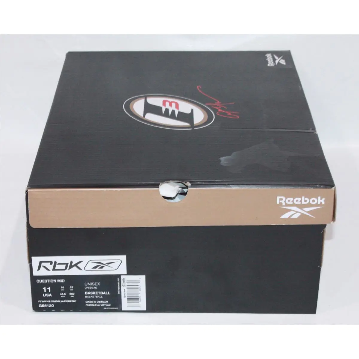 Reebok shoes - Reebok Question Mid - Question Mid - G55120 - White Pink 12