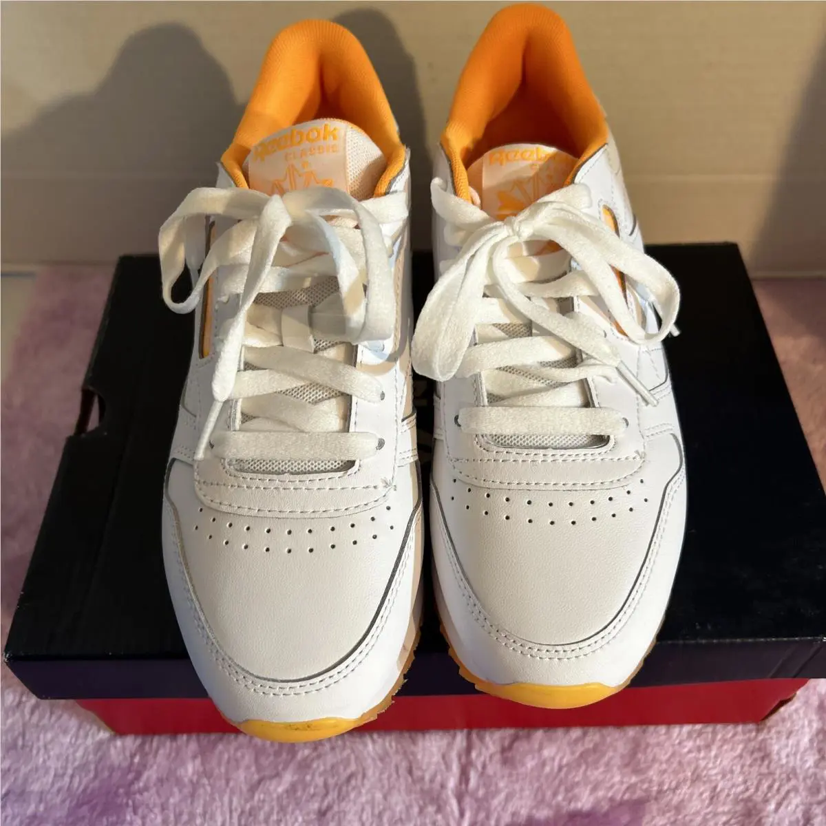 Reebok shoes - Reebok CL The Double - The Double - GX3026 - White, Orange 0