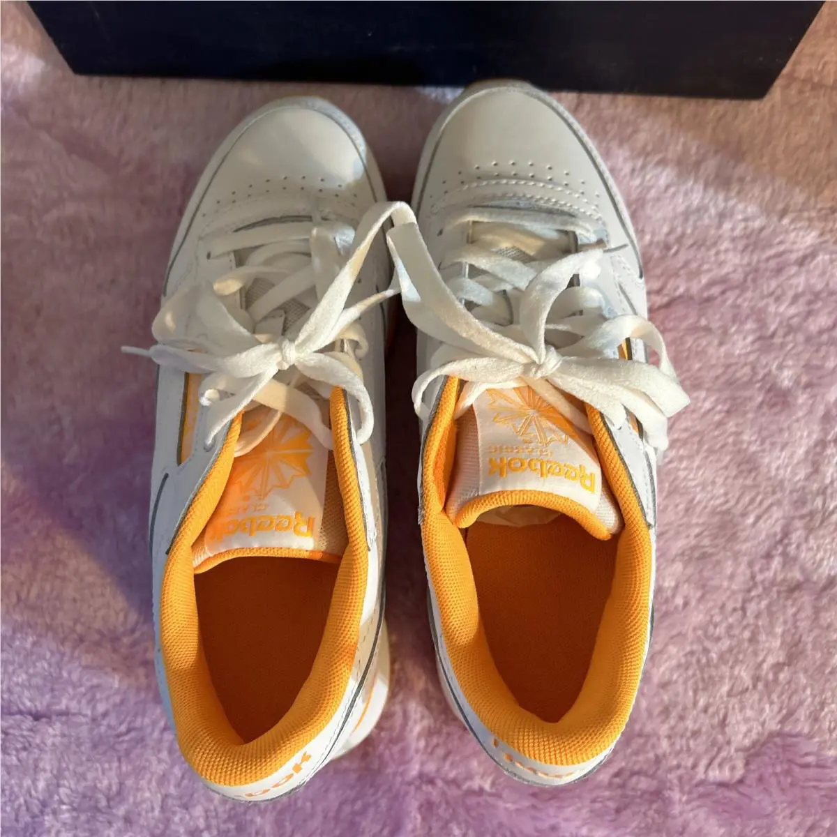 Reebok shoes - Reebok CL The Double - The Double - GX3026 - White, Orange 4