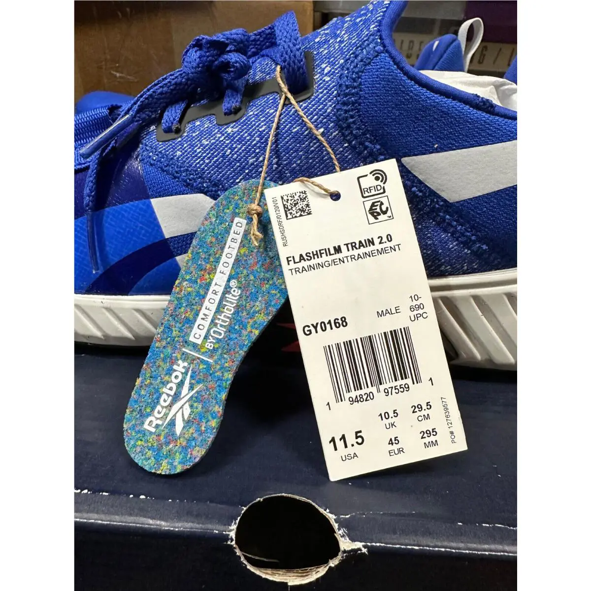 Reebok shoes - Reebok Flashfilm Train - Flashfilm Train - Blue (UPC: 194820975591) 4
