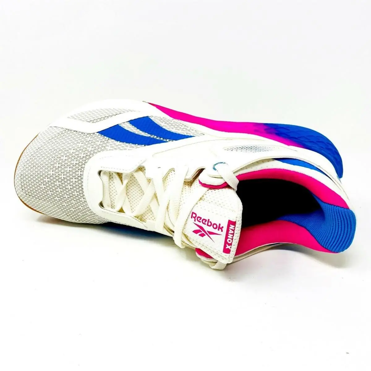 Reebok shoes - Reebok Nano X - Nano - FX7956 - White, Manufacturer: White/Pink/Blue 2