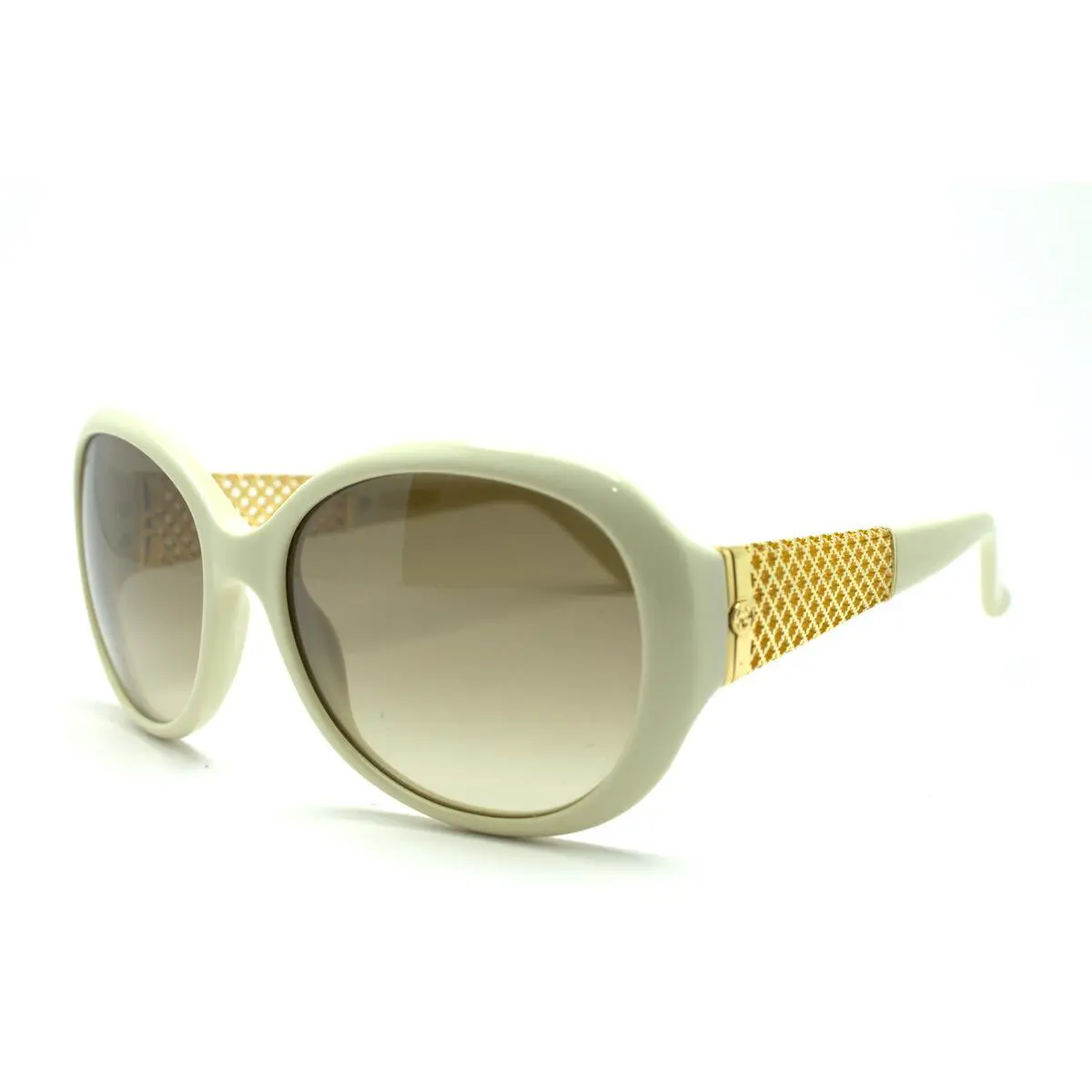 Gucci GG3693/S 3IZJD Ivory Gold Plated Sunglasses Size: 56-18-130
