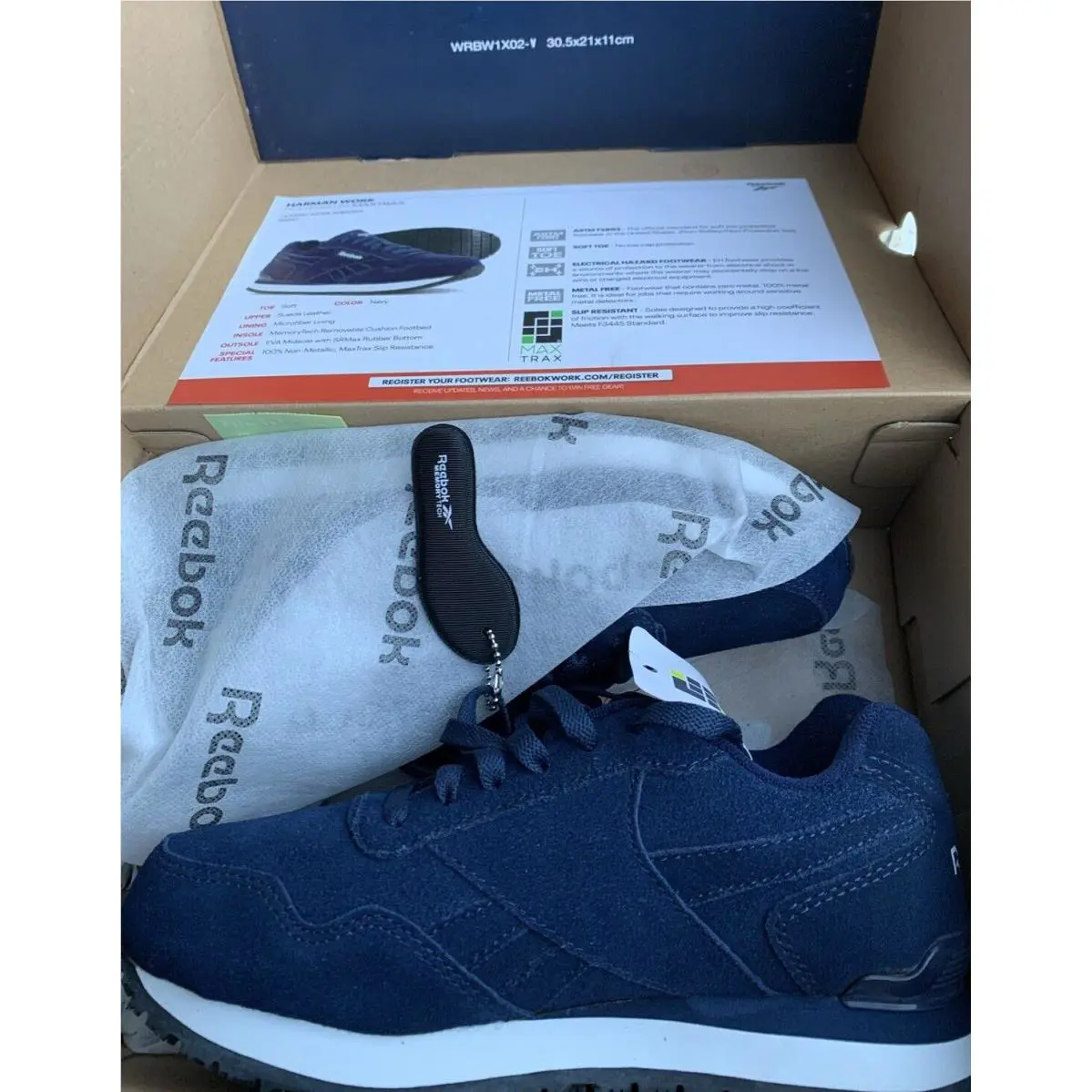 Reebok shoes - Reebok Work - Work - Navy (UPC: 0690774579590) 6