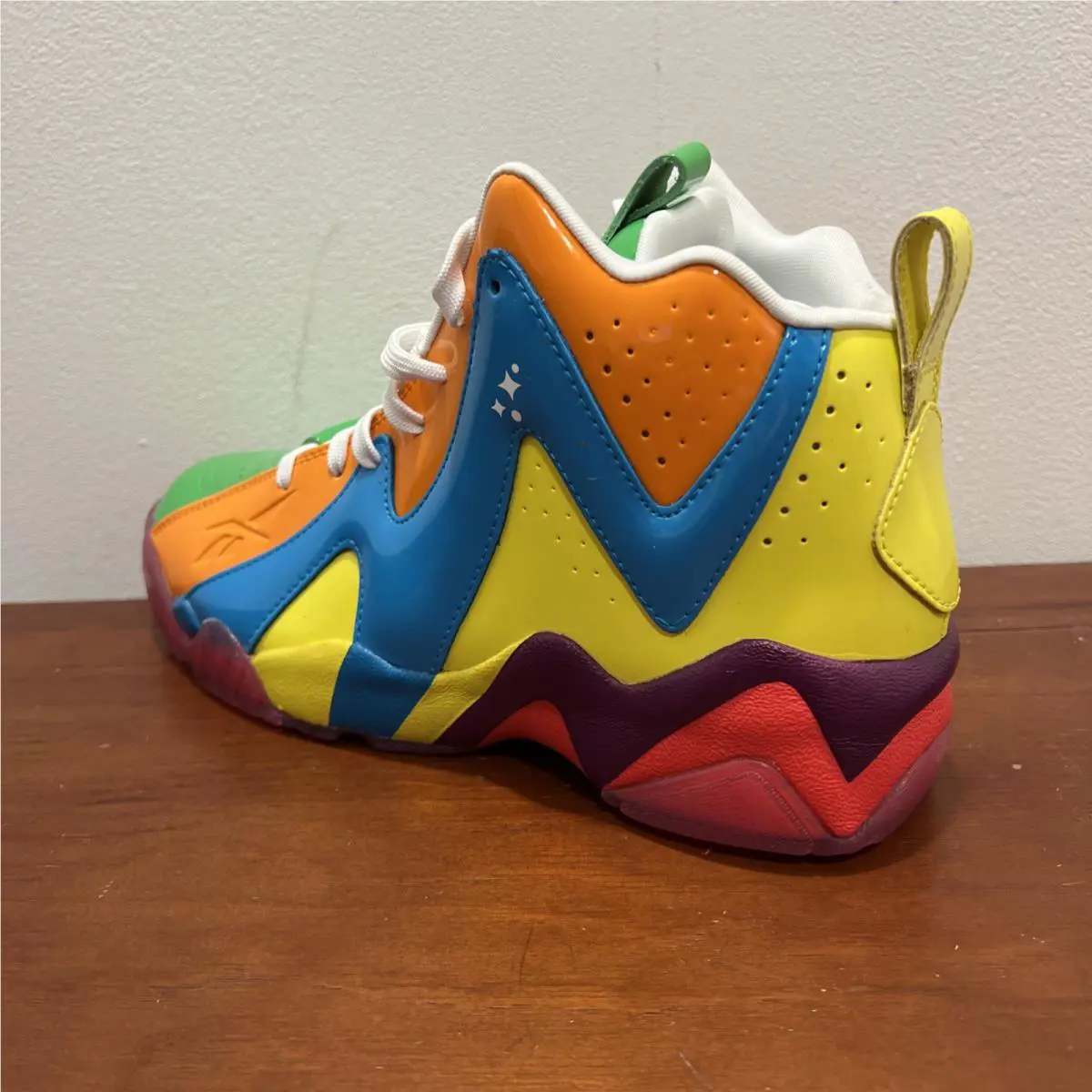 Reebok shoes - Reebok Kamikaze II Candy Land - GZ8825 - Multicolor, Manufacturer: Super Green/Bright Orange/Blue Bomb (UPC: 194819509660) 2