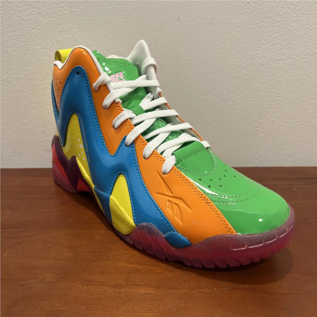 Reebok shoes - Reebok Kamikaze II Candy Land - GZ8825 - Multicolor, Manufacturer: Super Green/Bright Orange/Blue Bomb (UPC: 194819509660) 4