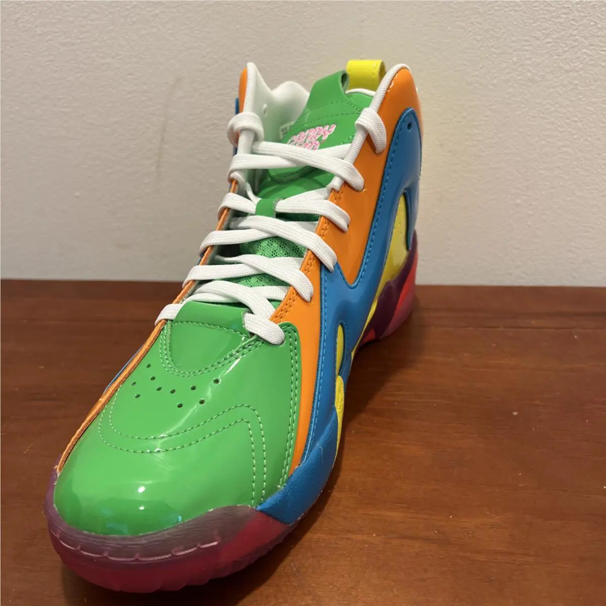 Reebok shoes - Reebok Kamikaze II Candy Land - GZ8825 - Multicolor, Manufacturer: Super Green/Bright Orange/Blue Bomb (UPC: 194819509660) 7
