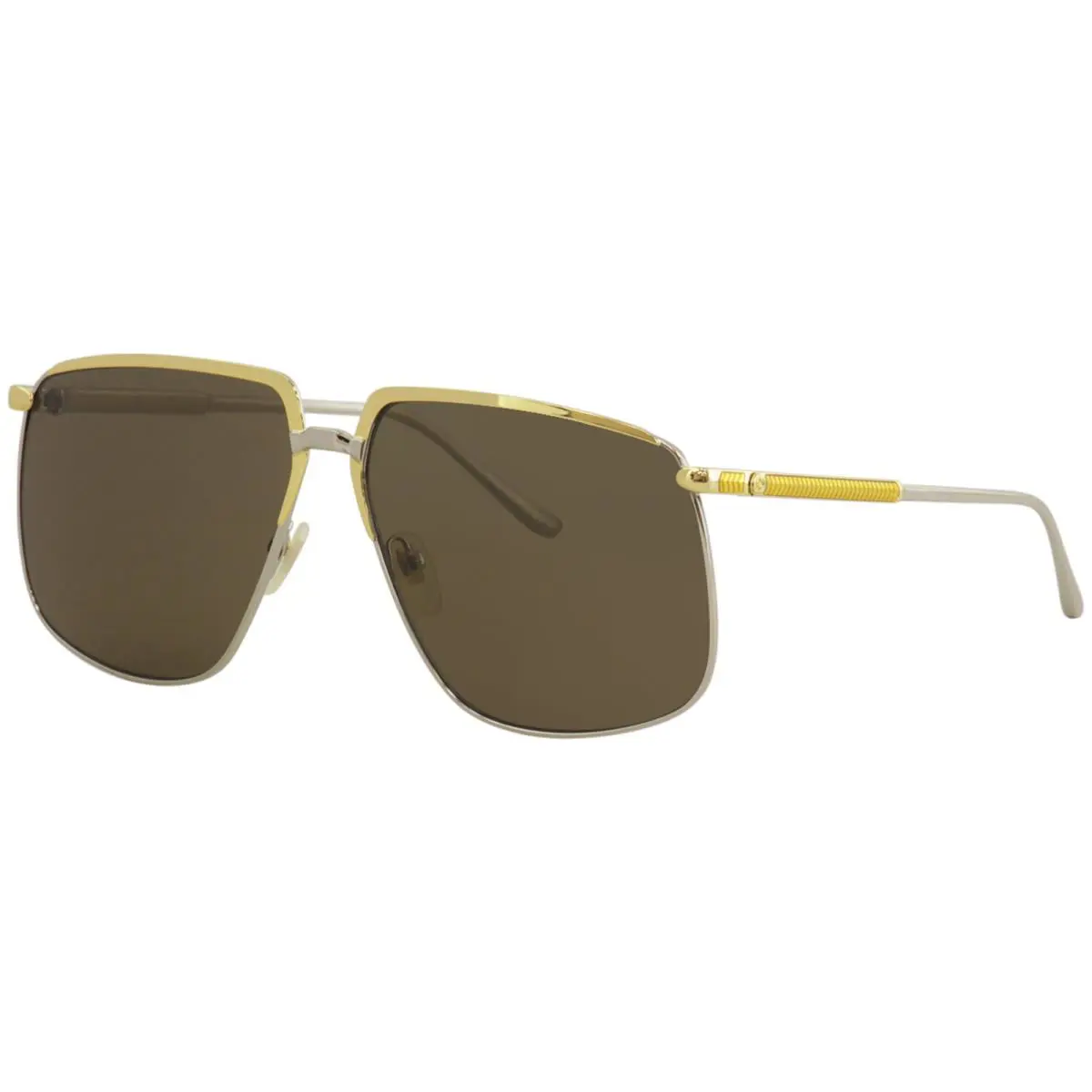 Gucci Women`s Fashion GG0365S GG/0365/S 002 Gold Square Sunglasses 63mm