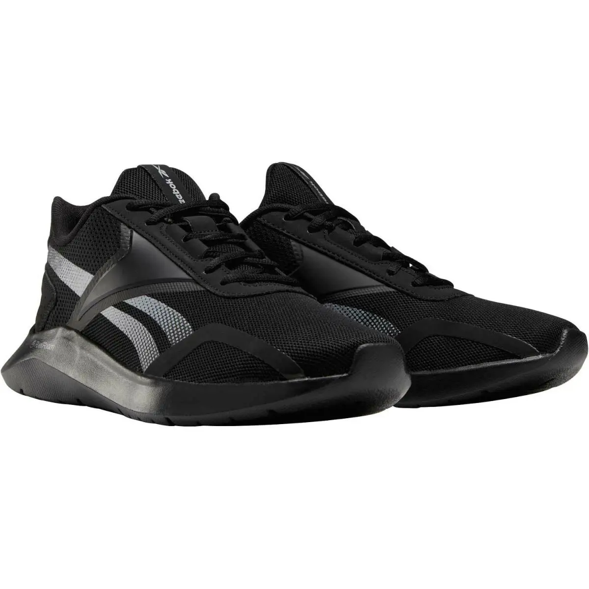 Reebok Energylux 2.0 Trainers Sports Sneaker Men Shoes Black/grey Size 9.5 - Black/Cold Grey/Black
