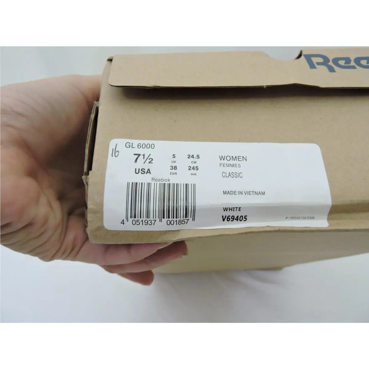 Reebok shoes - GL 6000 - V69405 - White (UPC: 4051937001857) 7