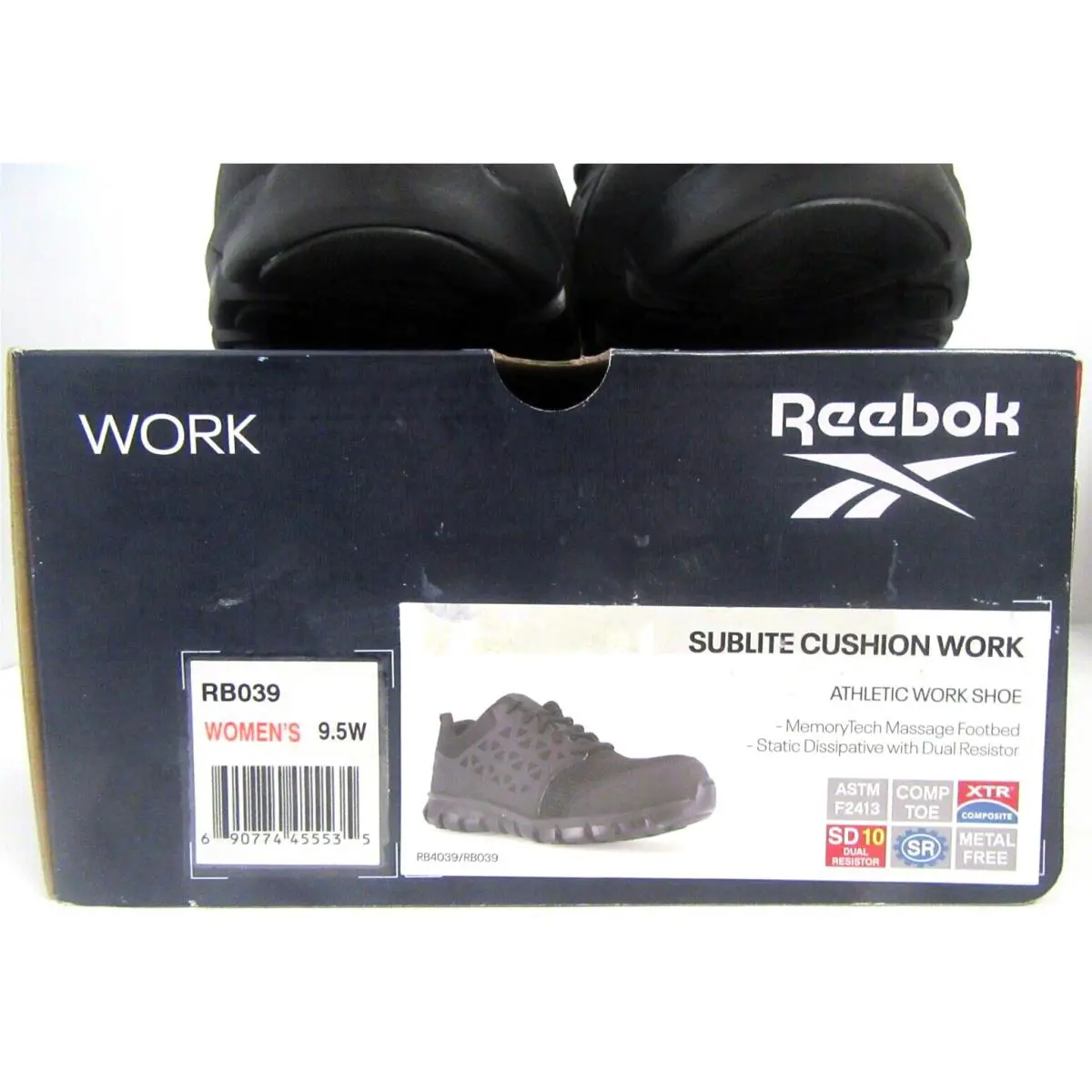 Reebok shoes - Sublite - Sublite - Athletic Work Shoe - Black (UPC: 690774455535) 8
