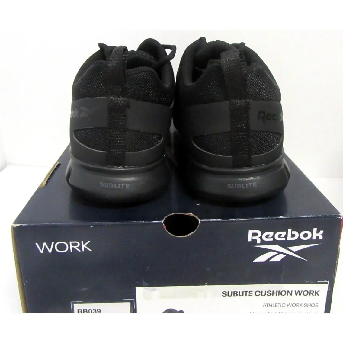 Reebok shoes - Sublite - Sublite - Athletic Work Shoe - Black (UPC: 690774455535) 2