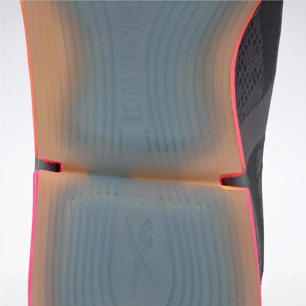 Reebok shoes - Pure Grey / Pink orange 8