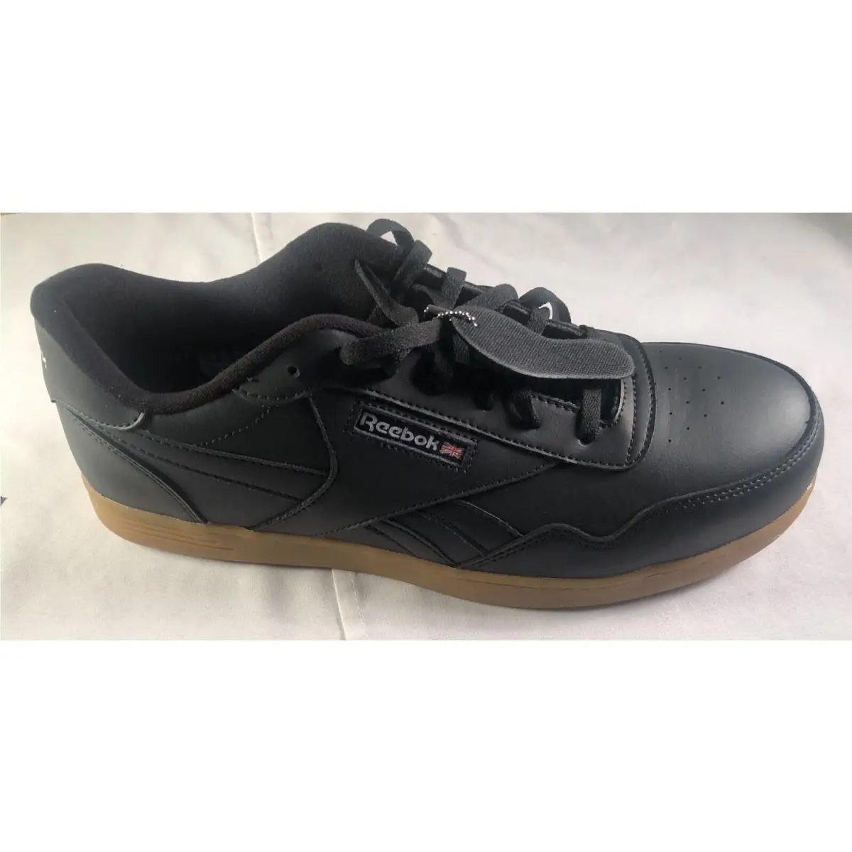 Reebok Work Men`s RB4154 Club Memt Classic Work Sneaker Black and Gum Safety 15W
