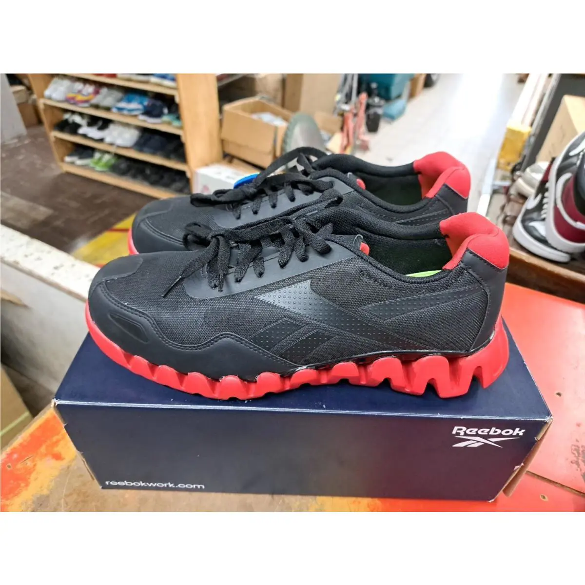 Reebok shoes - Reebok Zig Pulse Athletic CT - RB3016 - Black/Red 0