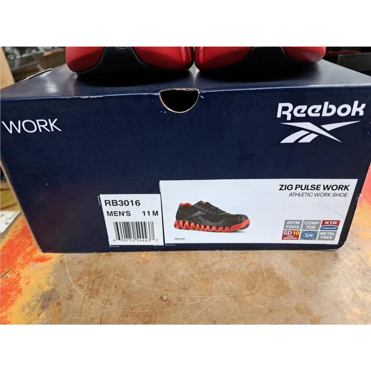 Reebok shoes - Reebok Zig Pulse Athletic CT - RB3016 - Black/Red 1