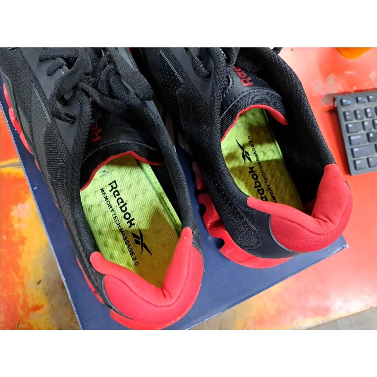 Reebok shoes - Reebok Zig Pulse Athletic CT - RB3016 - Black/Red 4